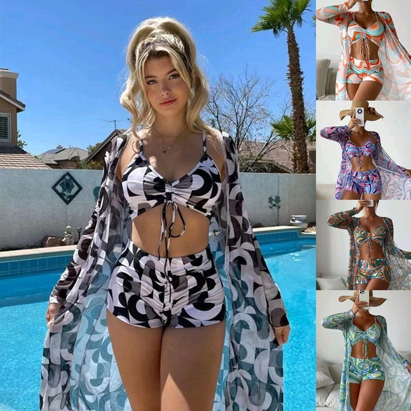 Bikini drei Stück Badeanzug Frauen