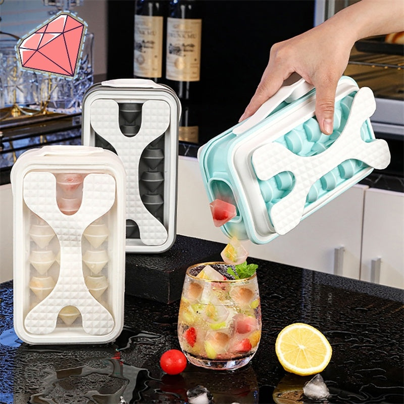 Eiswürfel-Form-Eismaschine-Flasche Eiswürfel-Flasche, kreativer Eisball, Diamant-Curling, Sommer-Küchen-Gadgets