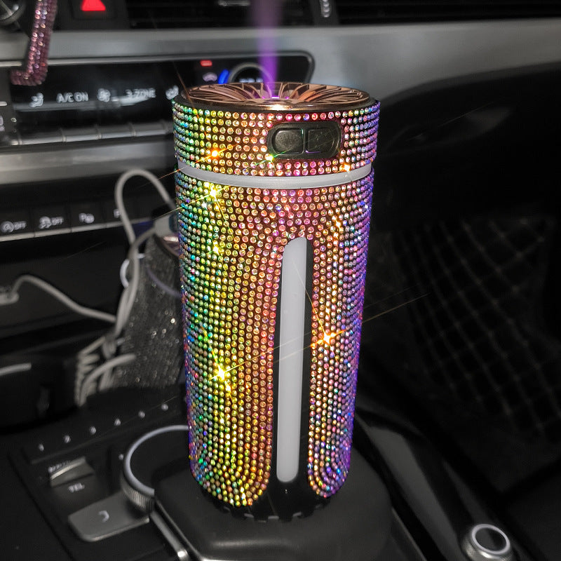 Auto Luftbe feuchter Bling LED-Licht Ätherische Öle Diffusor 300ml Lufter frischer für Auto Home Office Zubehör