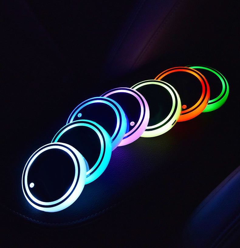 Auto LED Leucht Wasser Bahn Solar USB Lade